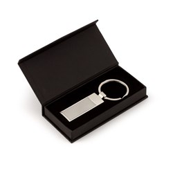 Slim Chrome Keyring