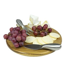 Petite Round Cheese Board  Wooden